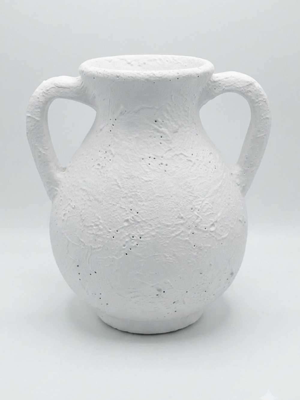 Rare Opalhouse Jungalow Handcrafted Off-White Dual Handle Ceramic Vessel